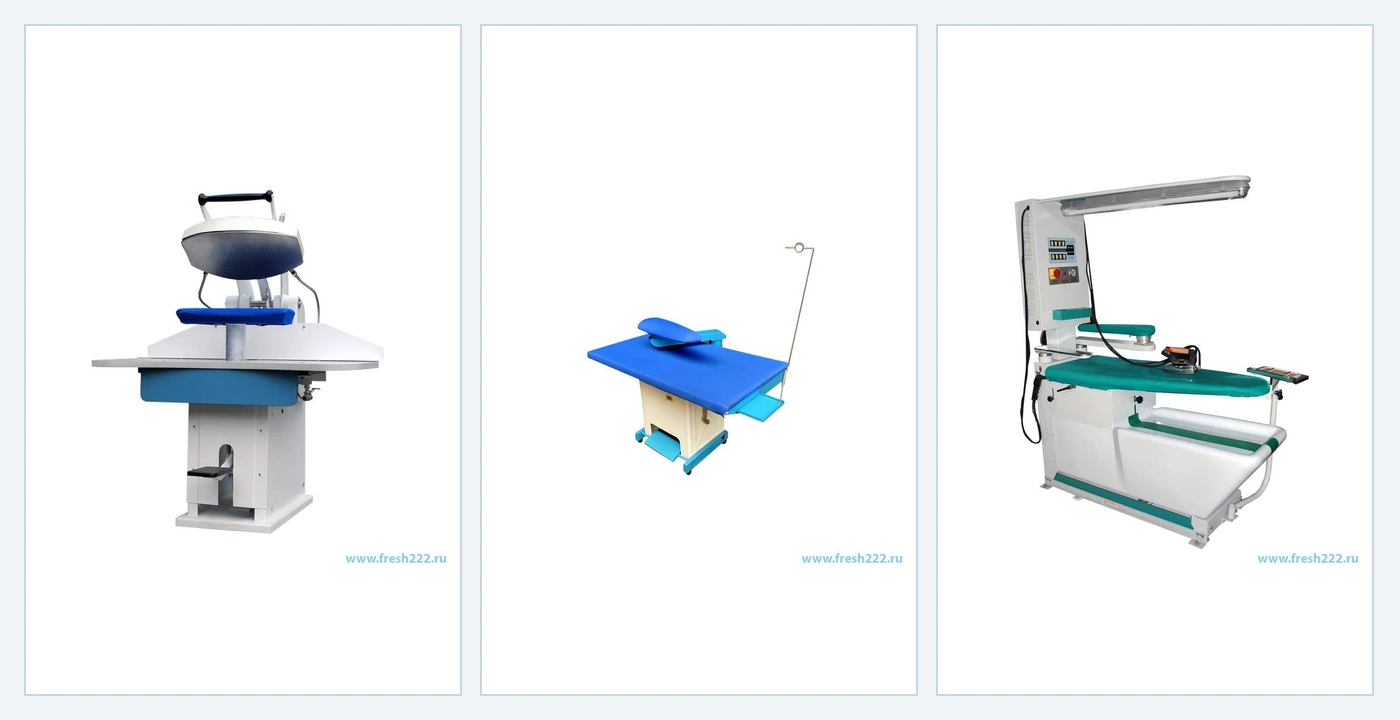 Dry cleaning and garment pressing equipment