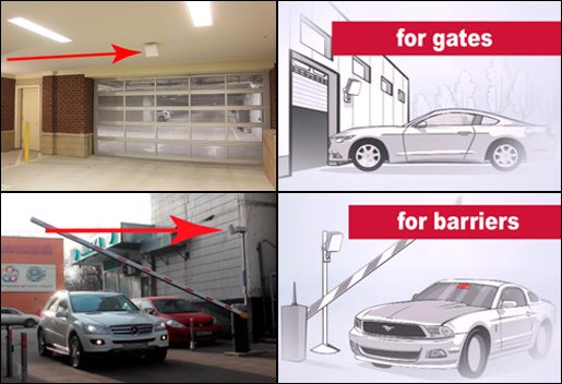 Automated barrier and garage door opener